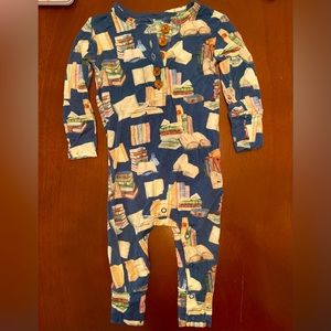 Posh Peanut Library Romper, like new